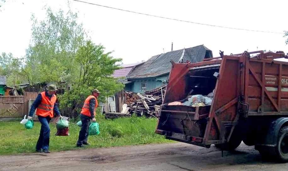 Вывоз мусора из частного дома в Белорецке в октябре